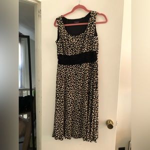 Perceptions 14 P Dress EUC Brown and Black